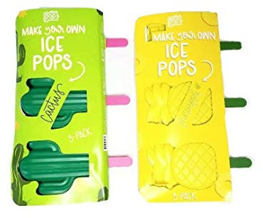Cool Gear Eiswürfelform, Ananas- und Kaktusformen, Sommerzeit, 6 Stück