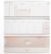 MINTKIND® X MAMIBLOCK Wochenplaner Jahr Klar I Tischkalender Quer mit To Do Liste und Notizen I Undatierter Stehkalender (Wochenplaner)
