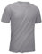 KEFITEVD Laufshirt Herren Kurzarm Leicht Atmungsaktiv Joggingshirt Running Mountainbike Shirt Männer UPF 50+ UV Schutzkleidung Hellgrau 2XL