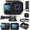 Waterproof Case Housing for GoPro Hero 13 12 11 10 9 Black Tempered Glass Screen Protector Silicone Sleeve Protective Case Accessories Kit Bundle for Gopro13 Gopro12 Gopro11 Gopro10 Gopro9 Go Pro -04E