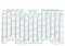 Plakatkalender 14 Mon blau 2022 - 100x70 - 5 Stk. gerollt - Jahresplaner - Wandplaner - 915-0015-1