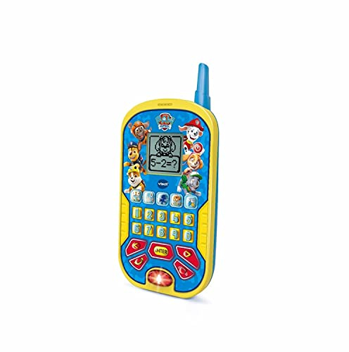 VTech PAW Patrol: Learning Phone, Official PAW Patrol Toy, Interactive Role Play Phone, Toy Phone with Games and Numbers, Educational Gift for Ages 3, 4, 5 Years, English Version