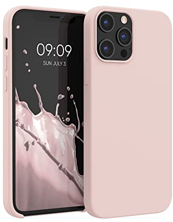 kwmobile Case Compatible with Apple iPhone 12 Pro Max Case - TPU Silicone Phone Cover with Soft Finish - Coconut Swirl