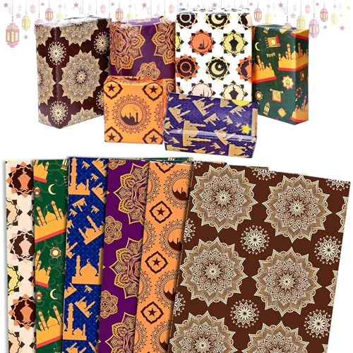 Eid Mubarak Geschenkpapier, Ramadan Geschenkpapier, Eid Mubarak Dekoration, Ramadan Deko, Eid Geschenkpapier Mond Stern Ramadan Mubarak Geschenk Papier Eid Mubarak Geschenke Verpackung Ramadan
