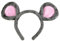 Kobeleen Soft Bear Ears Headbands Plush Mouse Ears Hair Hoop for Washing Face Cartoon Animal Hairbands Halloween Costume