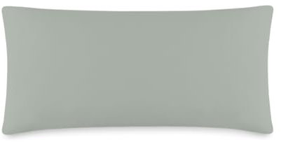 VEL VET HOME Deluxe Kissenbezug 40x80 cm 1teilig Made in EU Hohe Qualität Kopfkissenbezug mit Reißverschluss 100% Baumwolle Kissenhülle 40x80 Olive