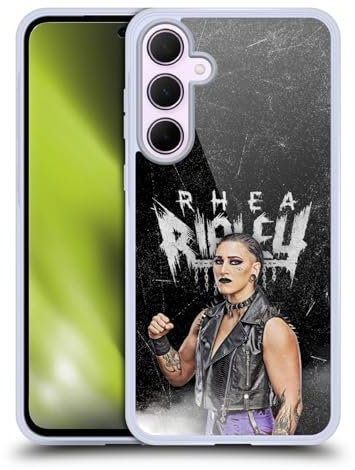 Head Case Designs Offizielle WWE Portrait Rhea Ripley Gel Handyhülle Hülle [Militärischer Schutzgrad] Kompatibel mit Samsung Galaxy A35 5G