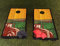 AdesiivoStudio Farm Life Cornhole Board Wraps – Rustikales Traktor-Design – Laminierungsoption – Skin Vinyl Aufkleber für Cornhole Board