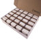 Quantfire Ceramic Briquettes Grill Bricks Replacement 50 Piece Barbecue Briquettes Gas Grill Stones for Turbo, Nexgrill Gas Grills, Lava Rocks 2 x 2 inches