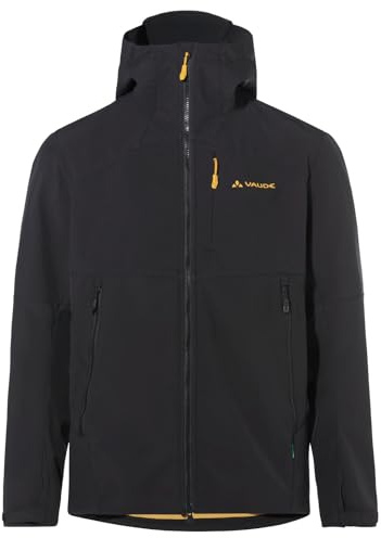 VAUDE Herren Mens Roccia Softshell Jacket Ii, Black/savanna, XXL EU