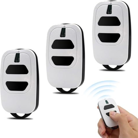 Lot de 3 télécommande portail, télécommande universelle pour porte de garage 433,92 MHz, compatible avec GTI2/4, GT2/4, Mio TR2/4, Mio TR2N/4N