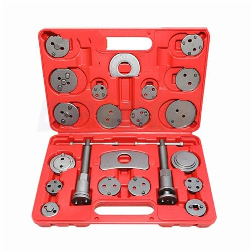 XFYESL Electronic Parking Brake Car Disc Brake Caliper Wind Back Brake Piston Compressor Tool Kit For Most Automobiles Garage Repair Tools(22pcs)
