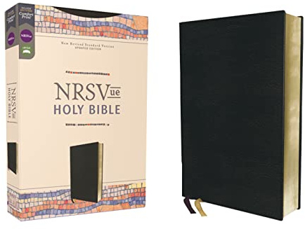 NRSVue, Holy Bible, Leathersoft, Black, Comfort Print