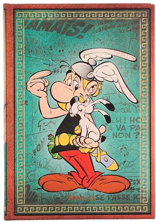 Paperblanks 13-Monatskalender 2025 Asterix, Midi, Horizontal