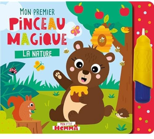 Mon P'tit Hemma - Mon premier pinceau magique - La nature - Peinture propre - Dès 18 mois