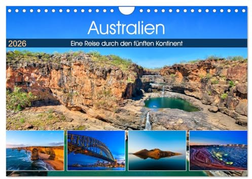 Australien - Travel The Gravel (Wandkalender 2026 DIN A4 quer), CALVENDO Monatskalender: Eine Reise durch den fünften Kontinent (CALVENDO Orte)