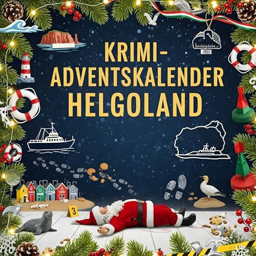 Der Krimi-Adventskalender Helgoland: Mordsverdächtig in 24 Akten. Ein Fall in deiner Nähe