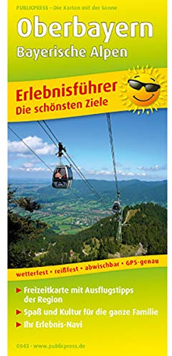 Oberbayern - Bayerische Alpen: Erlebnisführer mit Informationen zu Freizeiteinrichtungen auf der Kartenrückseite, GPS-genau. 1:140000 (Erlebnisführer: EF)