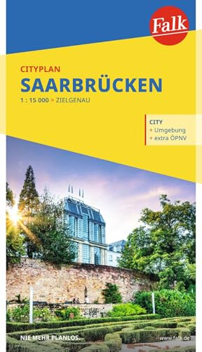 Falk Cityplan Saarbrücken 1:15.000