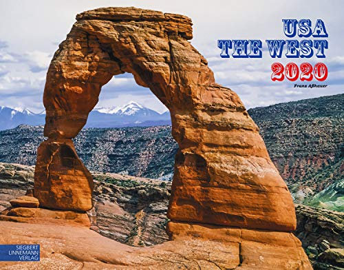 USA The West Calendar 2020 | 58 cm x 45.5 cm | Wall-calendar America: Großformat-Kalender 58 x 45,5 cm