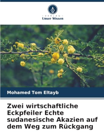 Zwei wirtschaftliche Eckpfeiler Echte sudanesische Akazien auf dem Weg zum Rückgang
