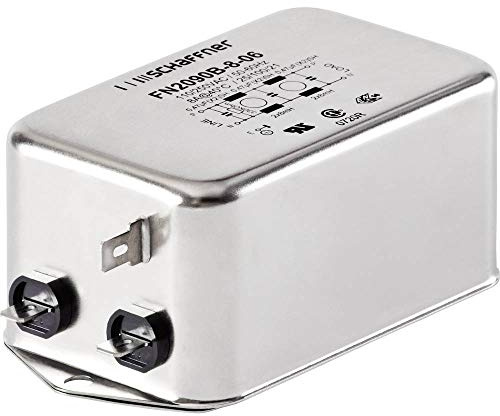 SCHAFFNER Anti-interference filter FN2090-6-06 250 V/AC 6 A 8 mH (L x W x H) 85 x 54 x 30.3 mm 1 pc(s)