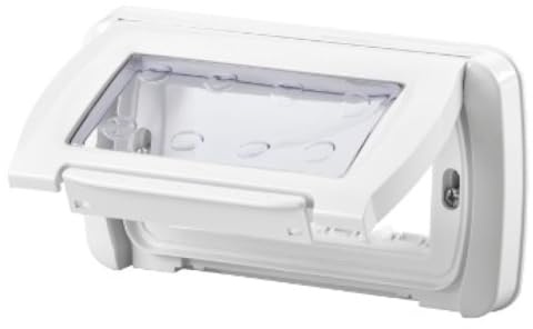 Gewiss 22461 Steckdosenrahmen mit Abdeckung 4P BIAN