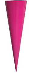 Roth Schultüte Rohling pink 35 cm rund