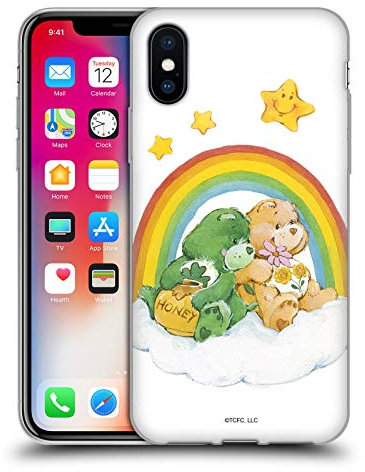 Head Case Designs Officially Licensed Care Bears Rainbow 2 Classic Gel Case [Military Grade Protection] Compatible With Apple iPhone X/iPhone XS