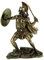 Veronese 708-7784 Griechische Figur Theseus mit Schwert und Schild Minothaurus 21 cm Kreta Held