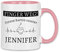 wowshirt Tasse Finger weg Dieser Kaffee gehört Wunschname personalisierte Kaffeetasse mit Wunsch-Name, Farbe:White - Pink