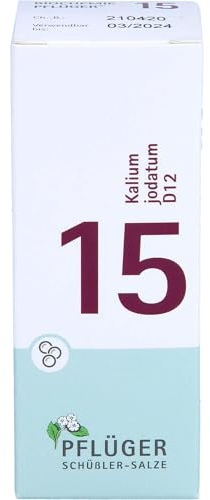 BIOCHEMIE Pflüger 15 Kalium jodatum D 12 Globuli 15 g