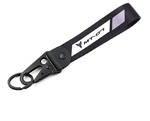 Motorrad Schlüsselanhänger Für Yamaha MT03 MT07 MT09 MT 03 07 09 2013-2022 Motorrad Stickerei Abzeichen Schlüsselanhänger Schlüsselanhänger Gürteltasche Abdeckung Schlüsselanhänger