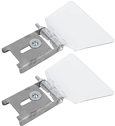 Grinder Face Shield Kit 2Pcs 304 Small Stainless Steel Bench Grinder Eyeshield Case Tool Shield Attachment Accessories Small Eye Shield