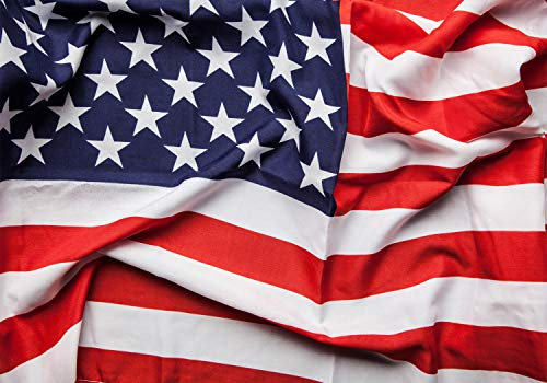 wandmotiv24 Fototapete Flagge USA Amerika, 400 x 280 cm - selbstklebende Strukturtapete, Wanddeko, Wandbild, Wandtapete, M4944