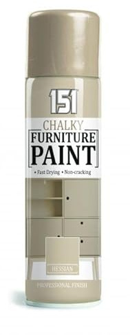 Classic Signature - 2 x Chalk Finish Hessian Paint 400ml- 151 - Aerosol Furniture Spray Paint Smooth Touch Matt Finish Home and Office