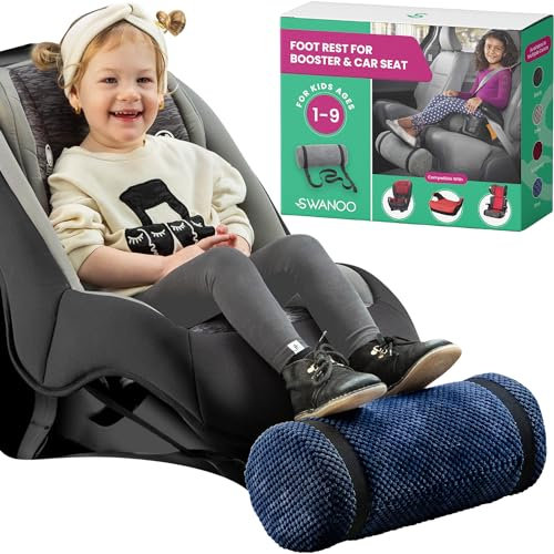 Repose-pieds de siège auto pour enfants | Accessoires de siège auto | Repose-jambes pour enfants | Repose-pieds de voiture avec sangles extra longues qui s'adapte à n'importe quel siège auto ou siège