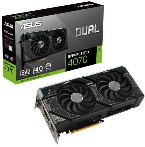 ASUS Dual GeForce® RTX 4070 12GB GDDR6X, IP5X, Auto-Extreme Technology, 144-Hour Validation Program, HDMI 2.1a, DP 1.4a