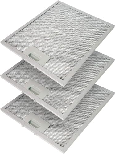 3x Metallfettfilter für Dunstabzugshaube 305x267mm Filtergitter für AEG Electrolux 405525042-9 4055250429 Elica GRI0009219A KIT0010805 93952919 Whirlpool Bauknecht 480122102168 C00314158 ARI314158