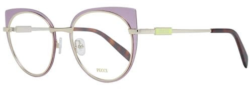Emilio Pucci Unisex Ep5220 080 Eyewear Metall, Standard, 51 Sunglasses