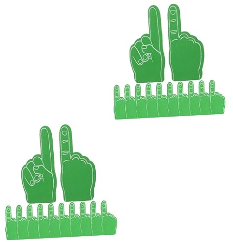 Abaodam 24 STK Mini-schaumhand Finger Pompons Strumpffüller Partyartikel Für Sportspiele Schaumfinger Für Sportveranstaltungen Cheerleader-Schaum Zeigefinger Singen Kind Füllstoff
