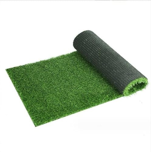 LIUNA Alfombra de césped artificial de 10 x 3 m, césped artificial, césped falso, realista, de lujo, alfombra de césped para patio, césped para jardín, paisaje (tamaño: 2 m)