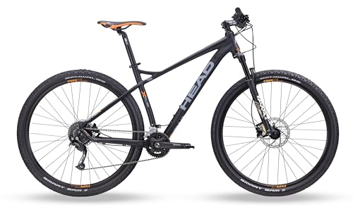 HEAD Unisex – Erwachsene X-Rubi 1.0 Mountainbike, matt schwarz/orange, 56