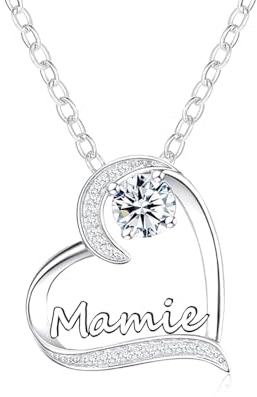 GUOYU Collier Mamie - Cadeau pour Grand-mère, Fête des Mères, Noël, Anniversaire Femme (1)
