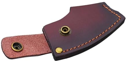 Generic Axtkopfschutz, Schutzhülle, Axt, Schnalle Geschlossen, Holzbearbeitung, Schutzabdeckung, Beil Abdeckung, Schutzhülle, Axt Kopf Abdeckung, 8 cm, Braun, PU