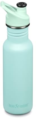 Klean Kanteen Classic Narrow mit Sport Cap aus Edelstahl in der Farbe Pastel Türkis, 800ml, 1010591