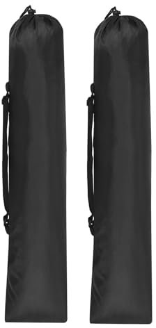 PATIKIL 38x10 Inch Camp Chair Replacement Bag, 2 Pack Nylon Folding Camping Chair Carry Bag Tripod Case Bag with Handle for Outdoor Camping, Black