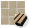 Kaiser plastic® Akustikpaneele | Farbe: Eiche und Walnuss | Wandpaneele im Format 60 x 60 cm | Lamellenwand aus Holzfunier und Filz | moderne Wandverkleidung (Eiche - 2 Stk. SET)