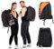 PAKAMA - Großer Reise-Rucksack 45l für Damen & Herren Schwarz - Weekender, Tagesrucksack & Fahrradrucksack für Reise & Fitness (inkl. Laptop-Fach) - Soft-Bag, Daypack & Sportrucksack