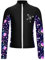 Yeahdor Kinder Mädchen Eiskunstlauf Mantel Langarm Sport Jacke mit Strass Glitzer Trainingsjacke Wettkampf Yoga Jogging Fitness Schwarz 146-152